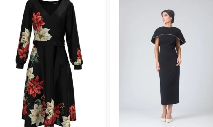 rochii negre elegante