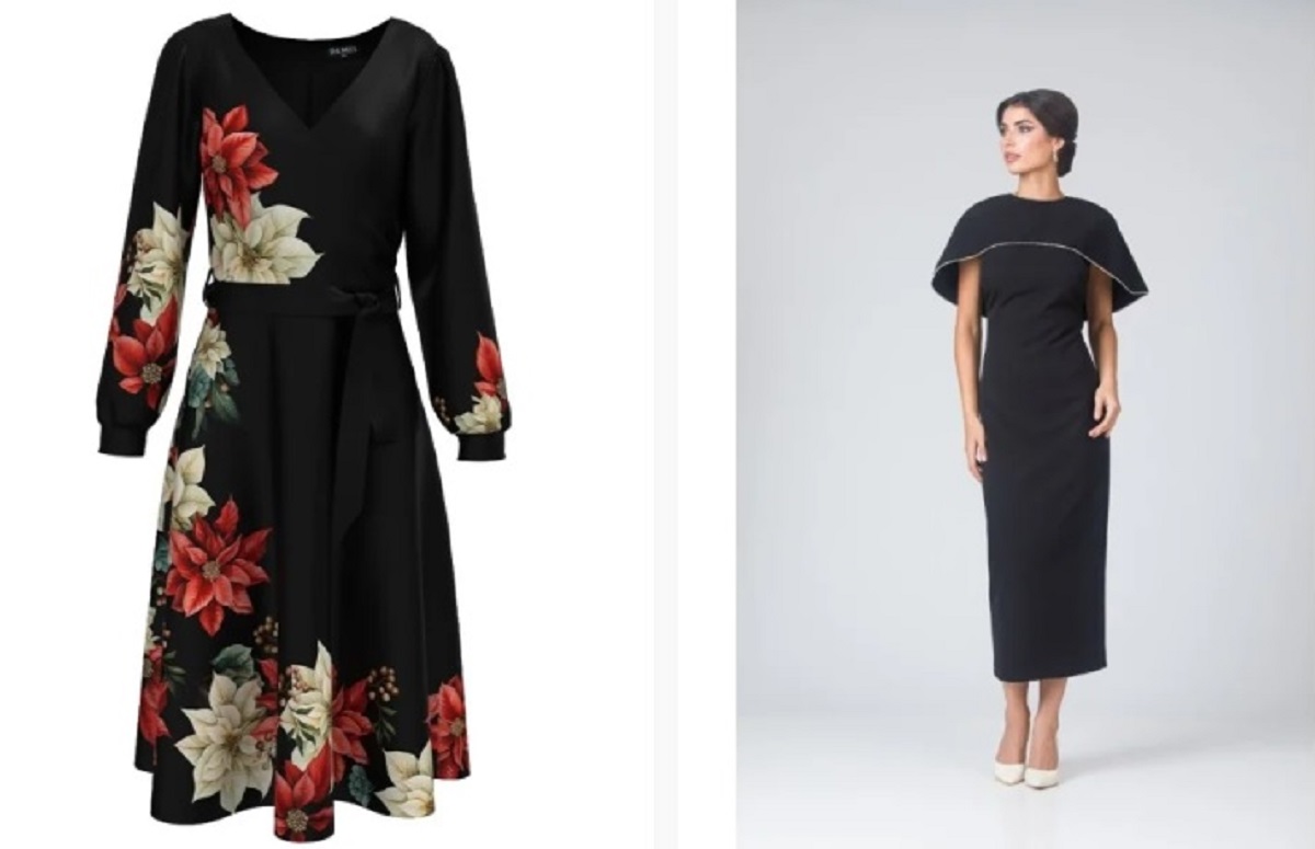rochii negre elegante