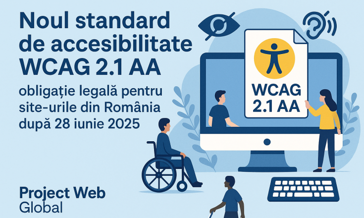 Implementare Standard accesibilitate WCAG 2.1 AA