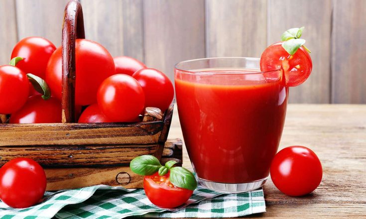 Suc din pulpă de roşii